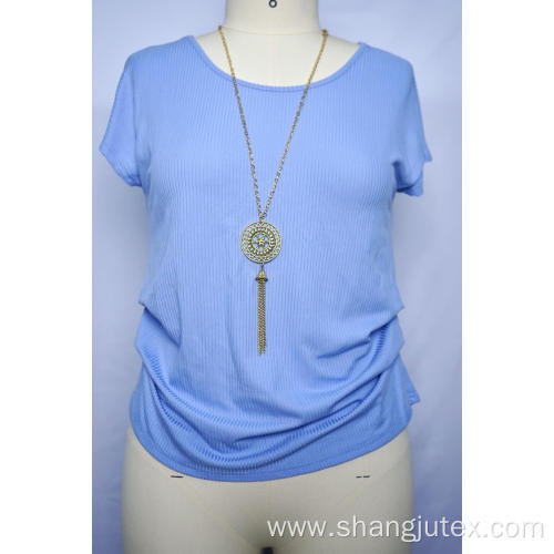 knit top with chain for women